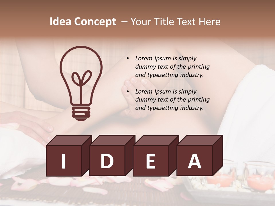 Herbal Closeup Chakra PowerPoint Template