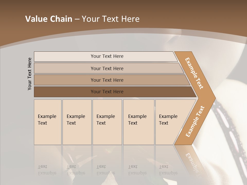 Sensual Woman With Red Rose PowerPoint Template