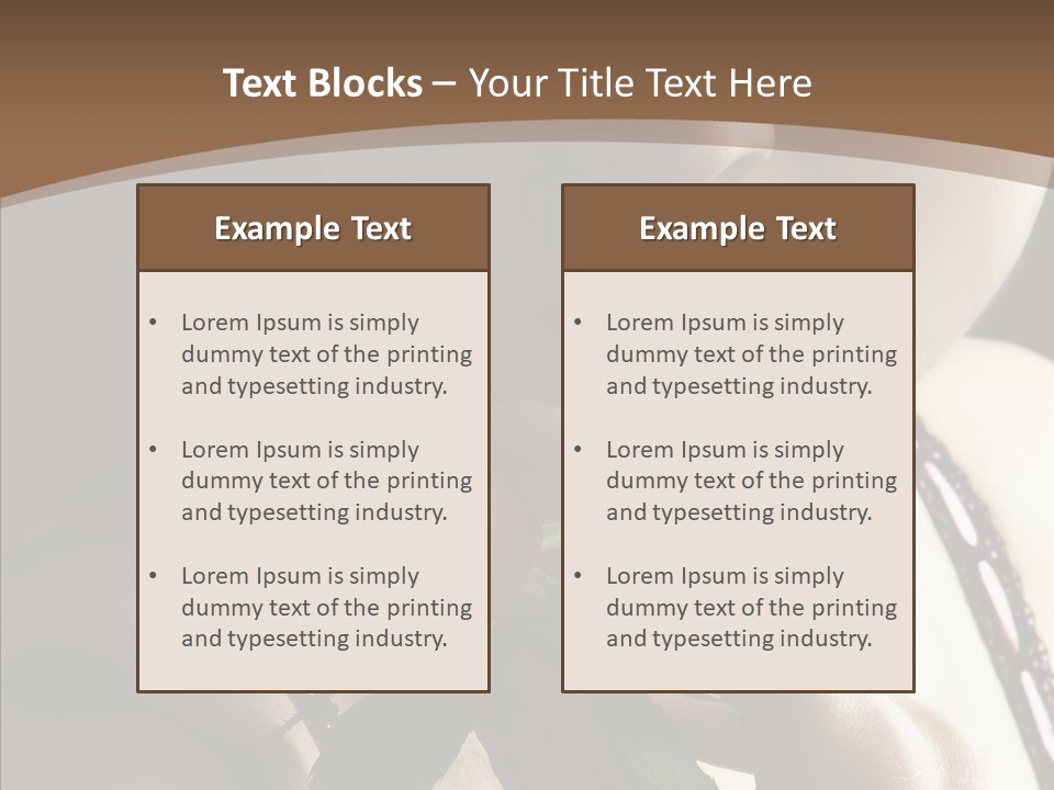 Sensual Woman With Red Rose PowerPoint Template