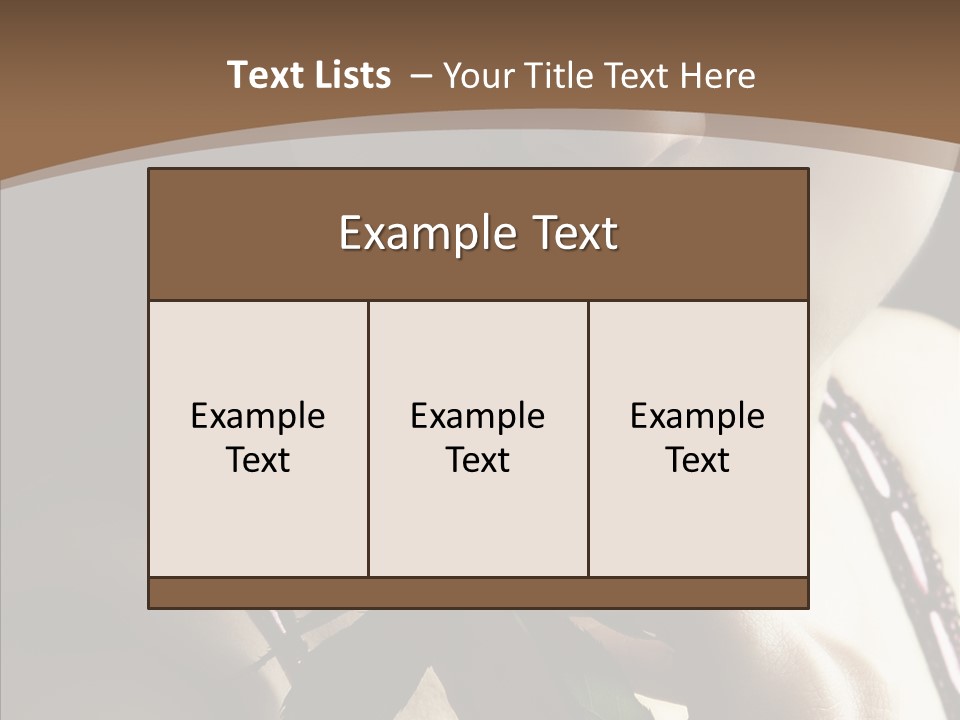 Sensual Woman With Red Rose PowerPoint Template