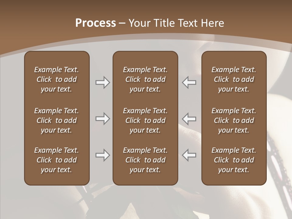 Sensual Woman With Red Rose PowerPoint Template