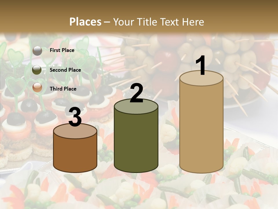 Wedding Pastry Buffet PowerPoint Template