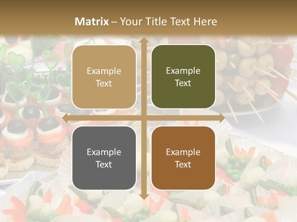 Wedding Pastry Buffet PowerPoint Template