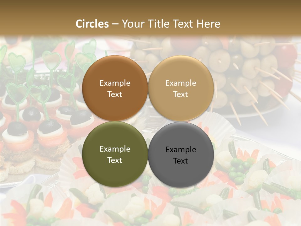 Wedding Pastry Buffet PowerPoint Template