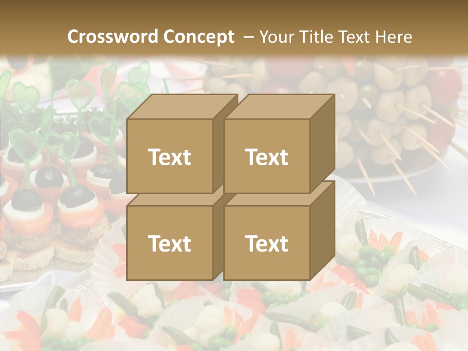 Wedding Pastry Buffet PowerPoint Template