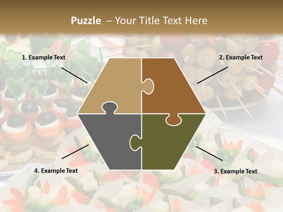 Wedding Pastry Buffet PowerPoint Template