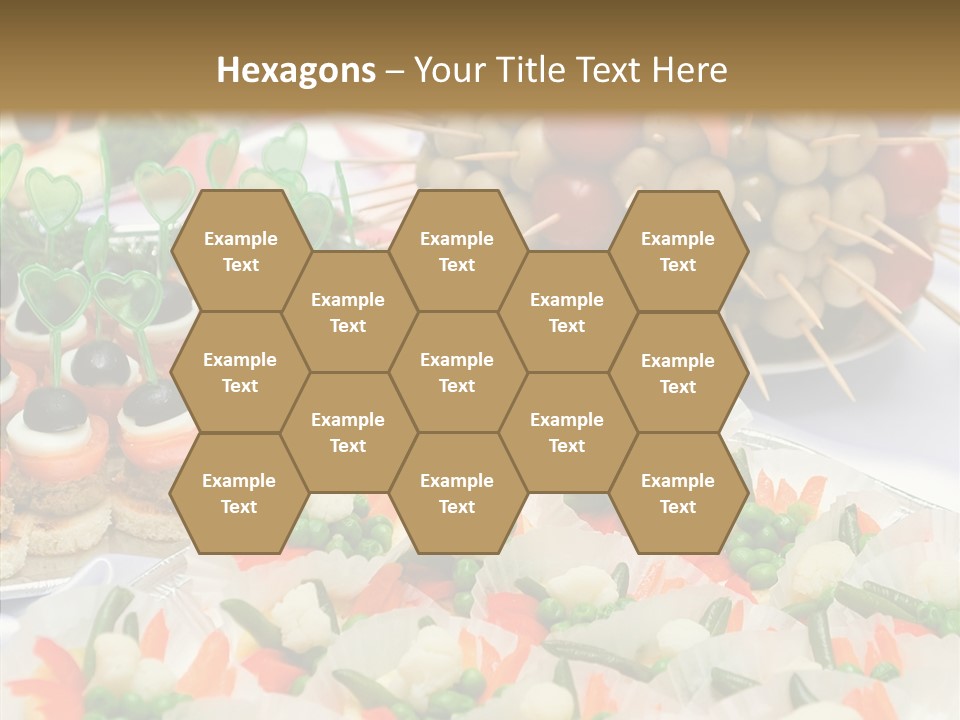 Wedding Pastry Buffet PowerPoint Template