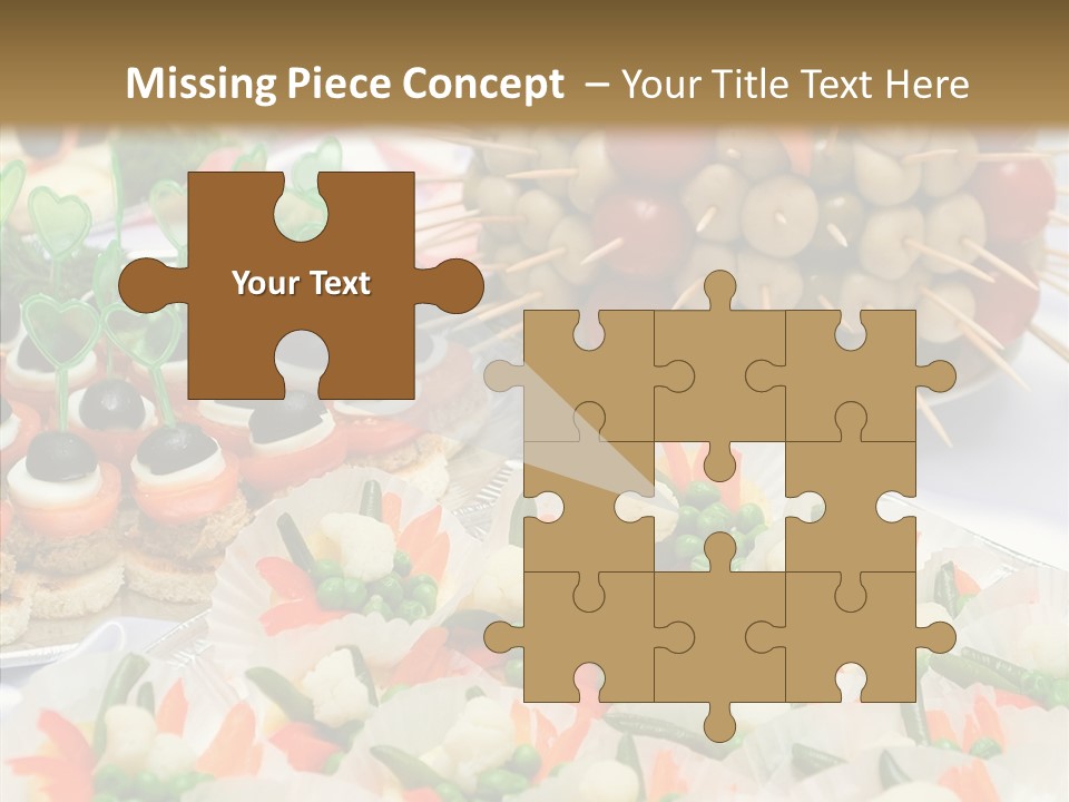 Wedding Pastry Buffet PowerPoint Template