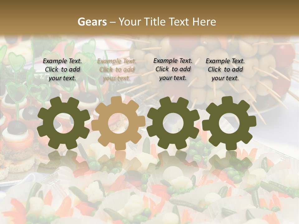 Wedding Pastry Buffet PowerPoint Template