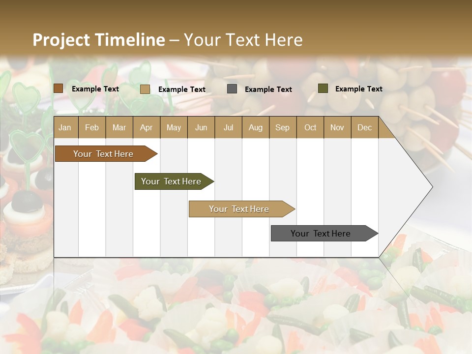 Wedding Pastry Buffet PowerPoint Template
