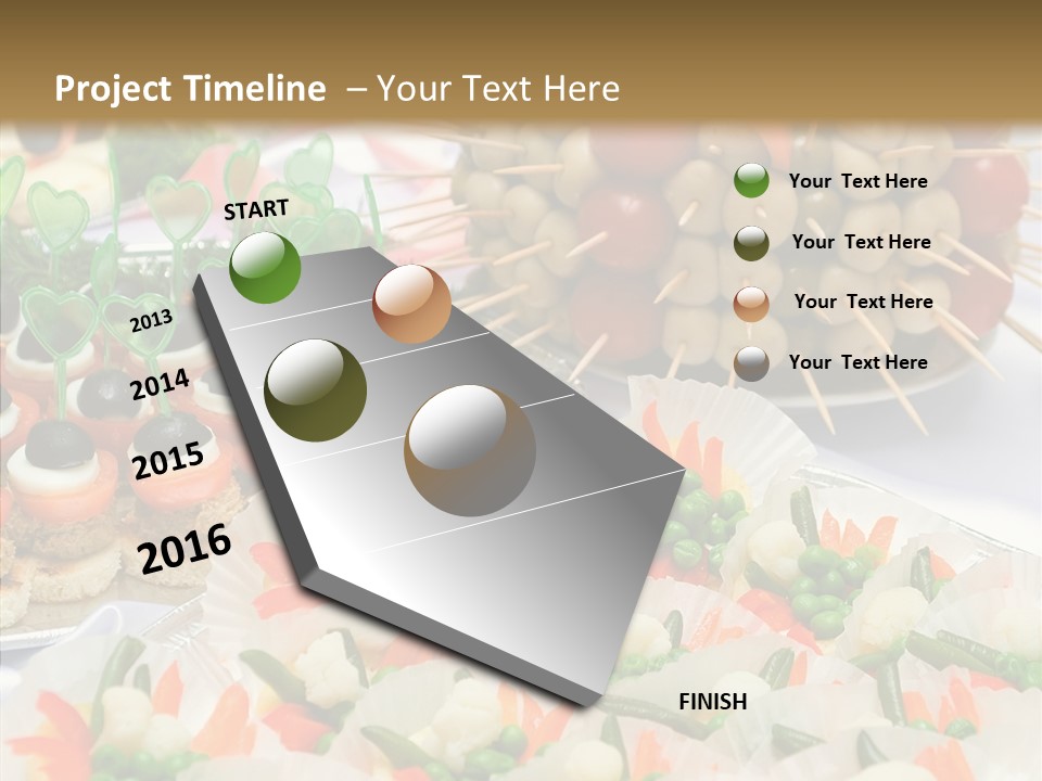 Wedding Pastry Buffet PowerPoint Template
