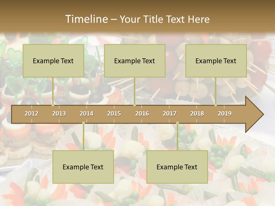 Wedding Pastry Buffet PowerPoint Template