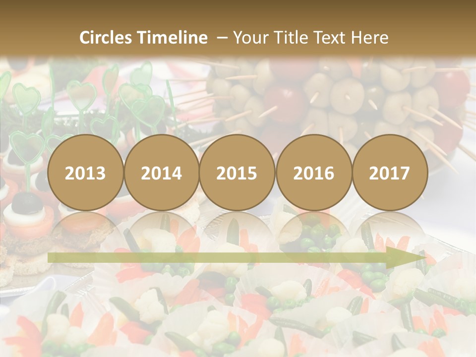 Wedding Pastry Buffet PowerPoint Template