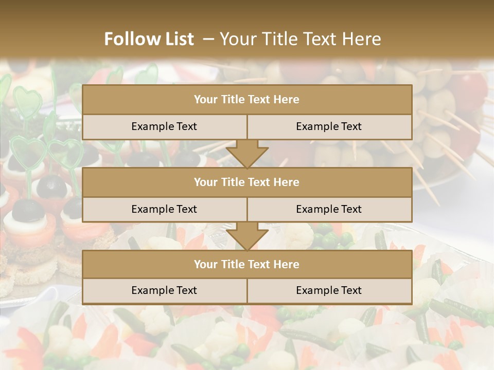 Wedding Pastry Buffet PowerPoint Template