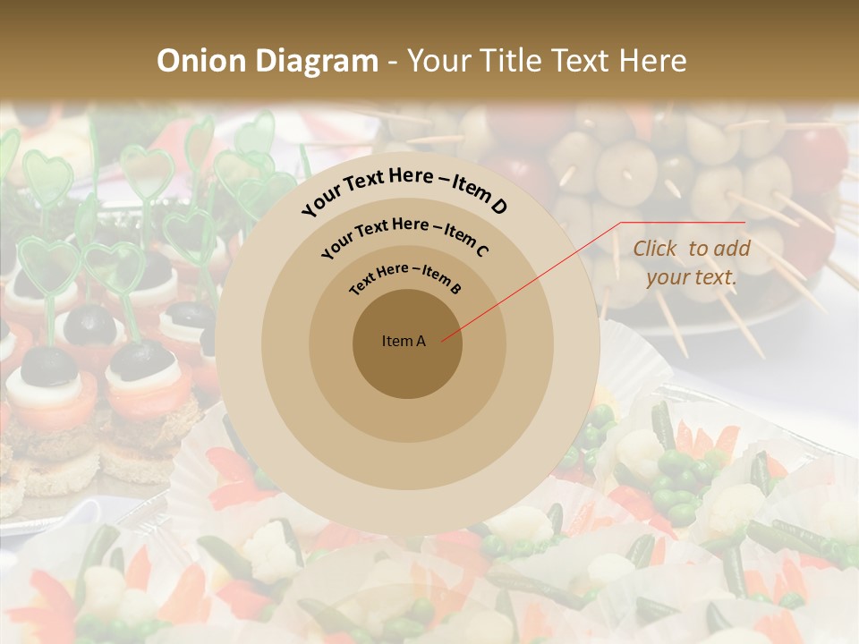 Wedding Pastry Buffet PowerPoint Template