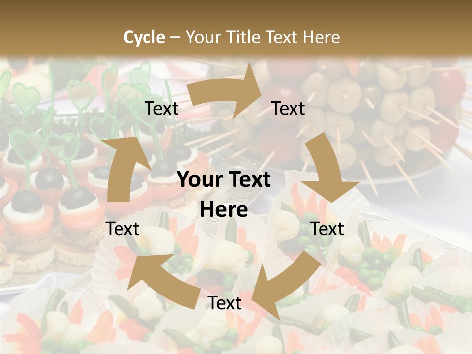 Wedding Pastry Buffet PowerPoint Template
