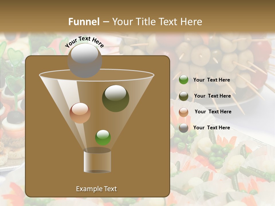 Wedding Pastry Buffet PowerPoint Template
