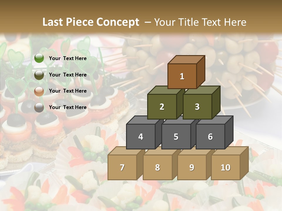 Wedding Pastry Buffet PowerPoint Template