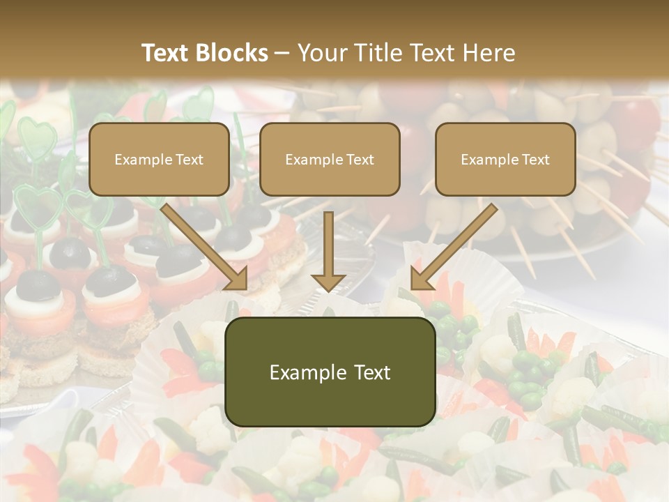 Wedding Pastry Buffet PowerPoint Template