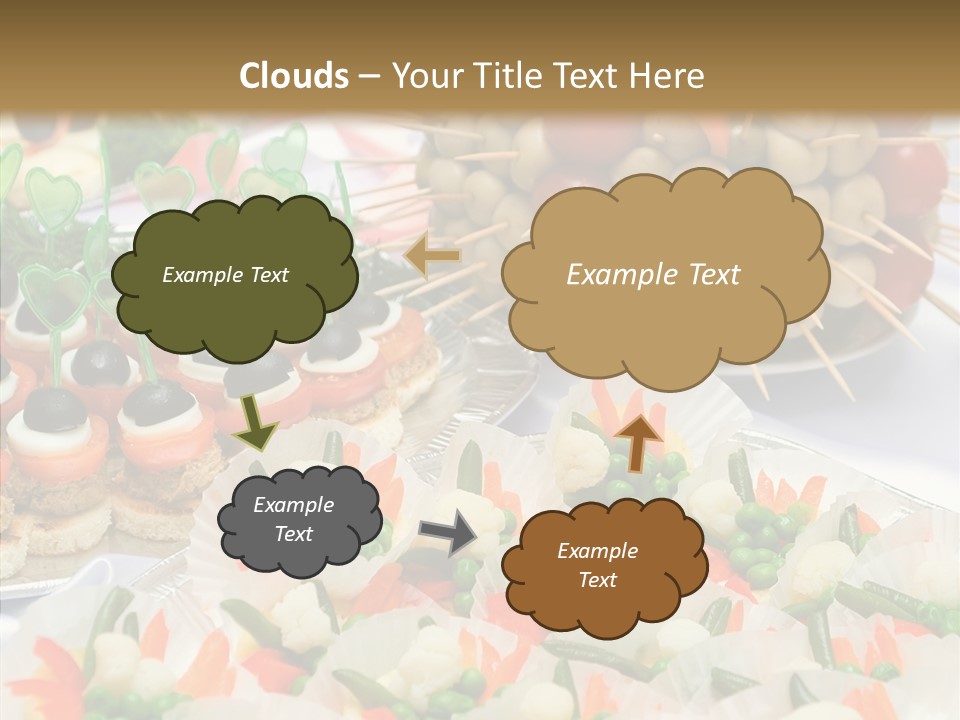 Wedding Pastry Buffet PowerPoint Template