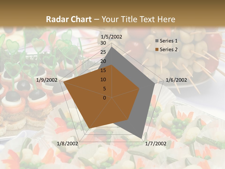 Wedding Pastry Buffet PowerPoint Template
