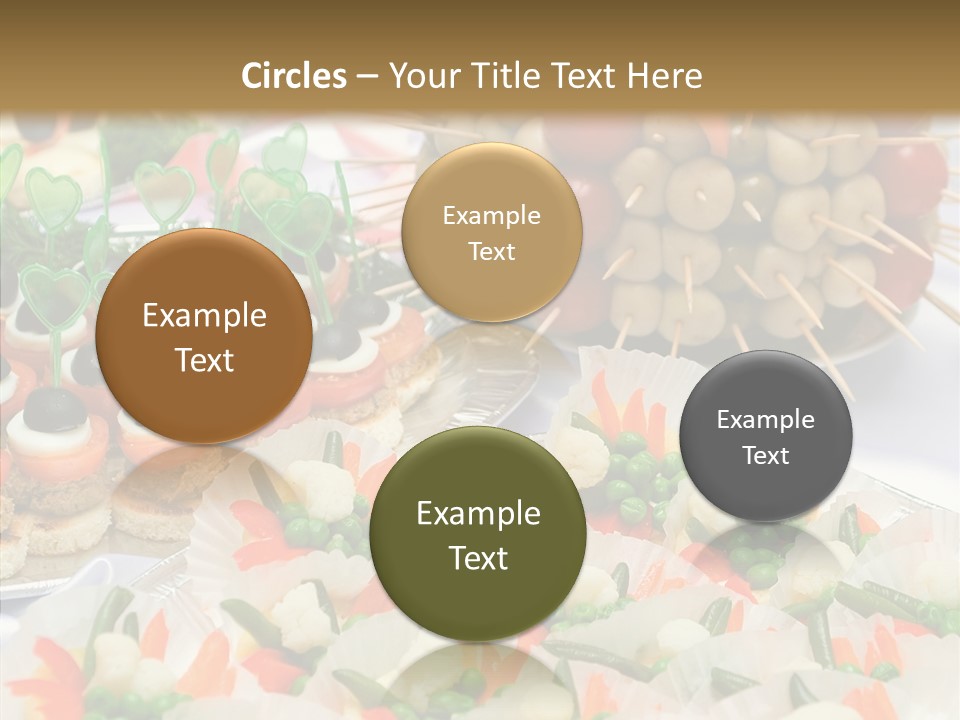 Wedding Pastry Buffet PowerPoint Template