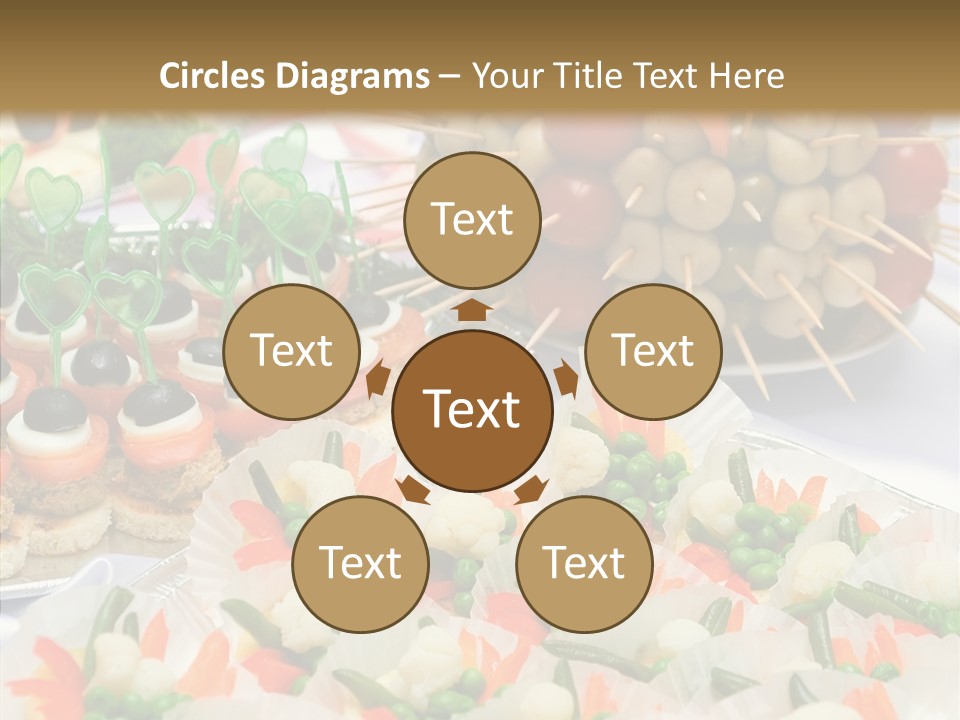 Wedding Pastry Buffet PowerPoint Template