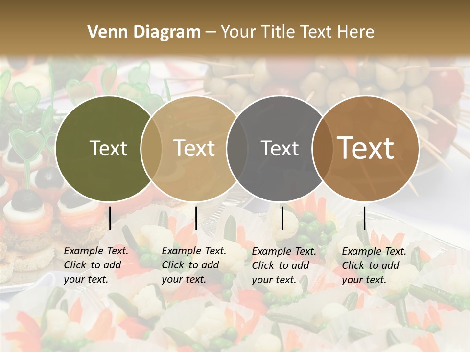 Wedding Pastry Buffet PowerPoint Template