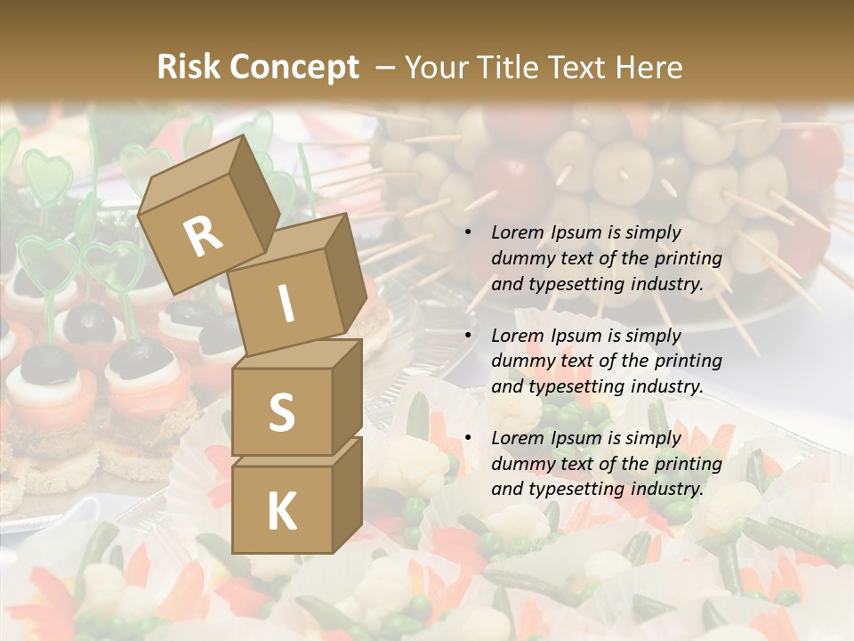 Wedding Pastry Buffet PowerPoint Template