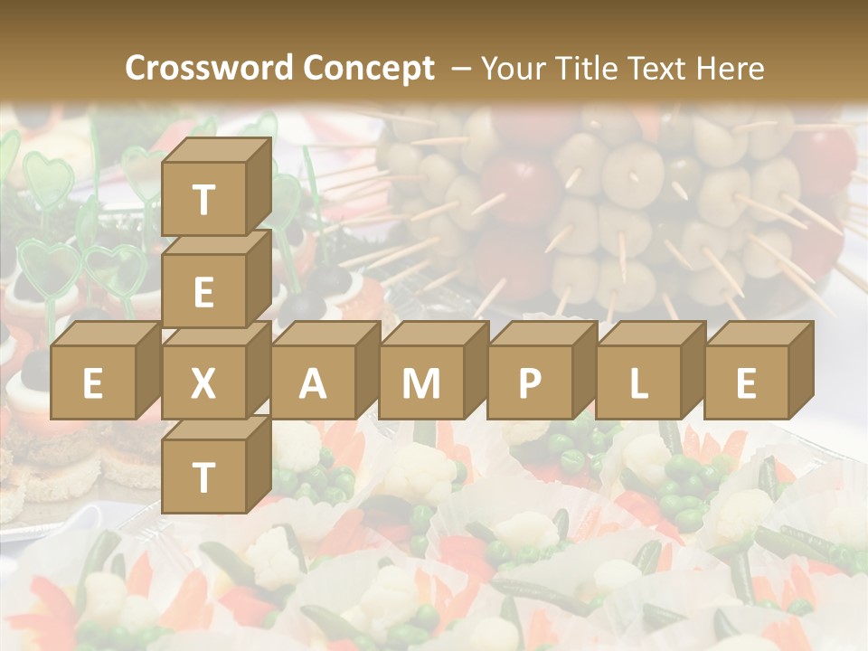 Wedding Pastry Buffet PowerPoint Template