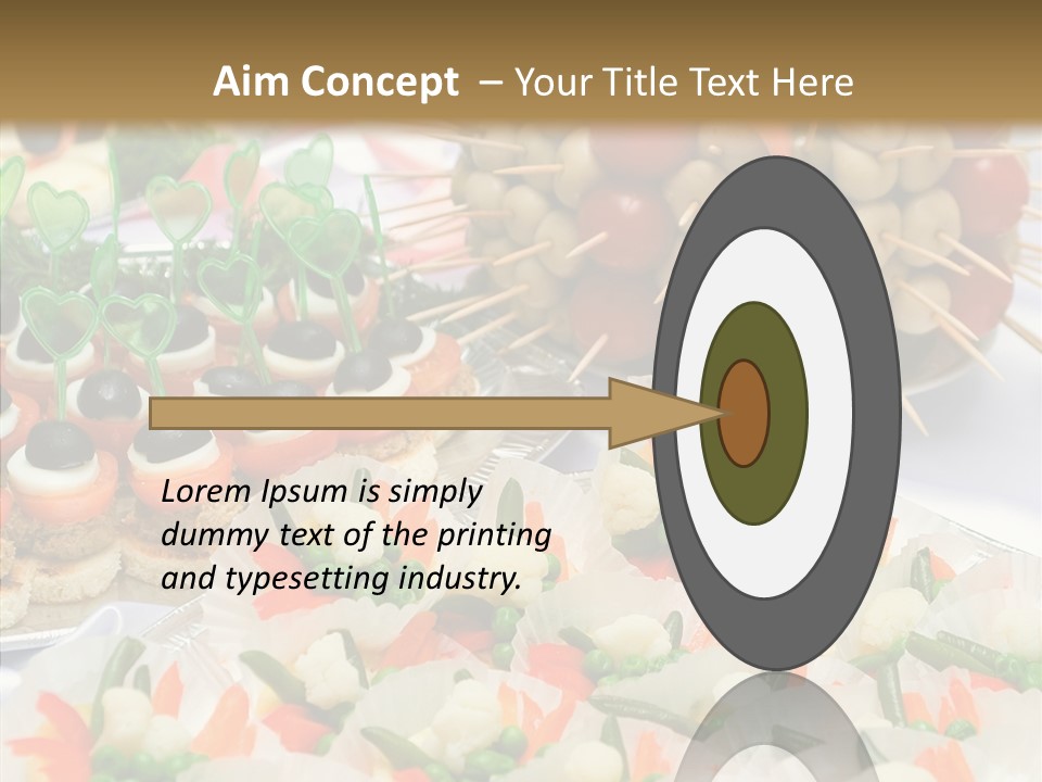 Wedding Pastry Buffet PowerPoint Template