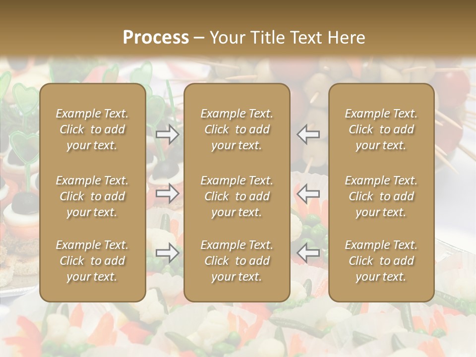 Wedding Pastry Buffet PowerPoint Template