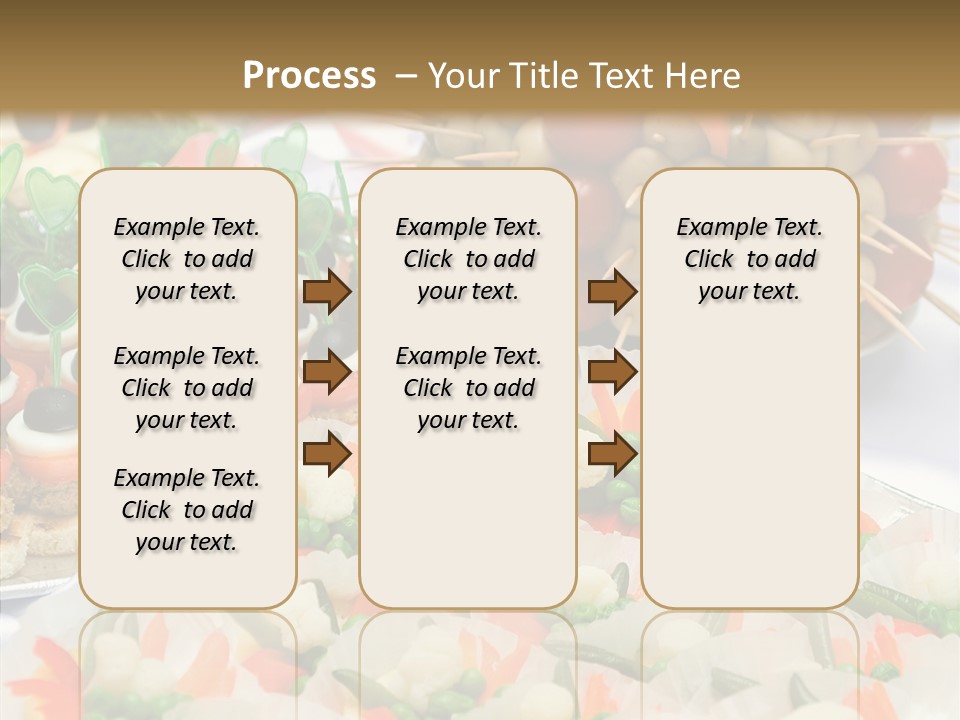 Wedding Pastry Buffet PowerPoint Template