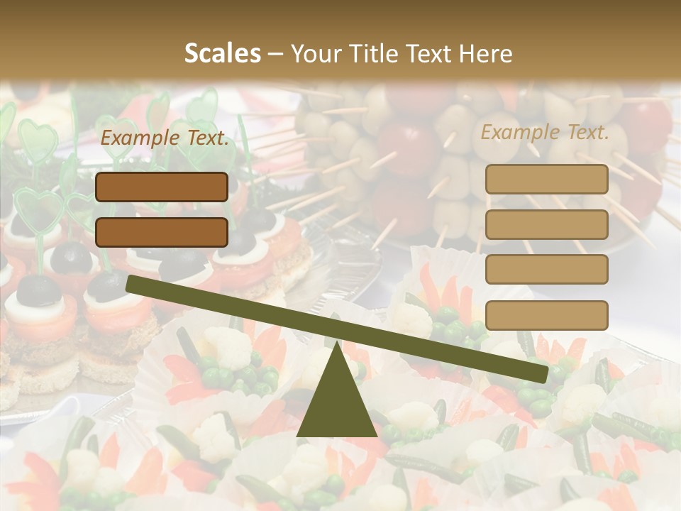 Wedding Pastry Buffet PowerPoint Template