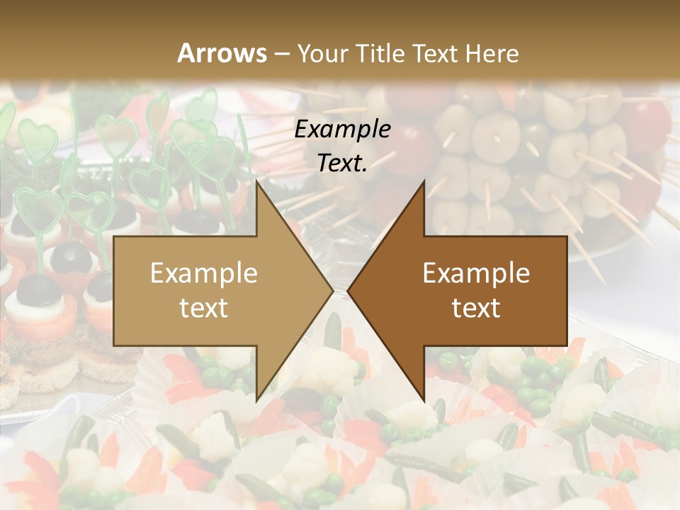 Wedding Pastry Buffet PowerPoint Template