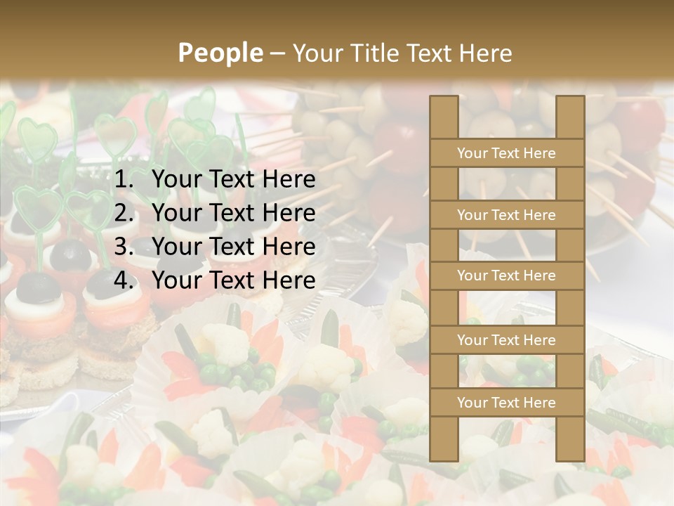 Wedding Pastry Buffet PowerPoint Template