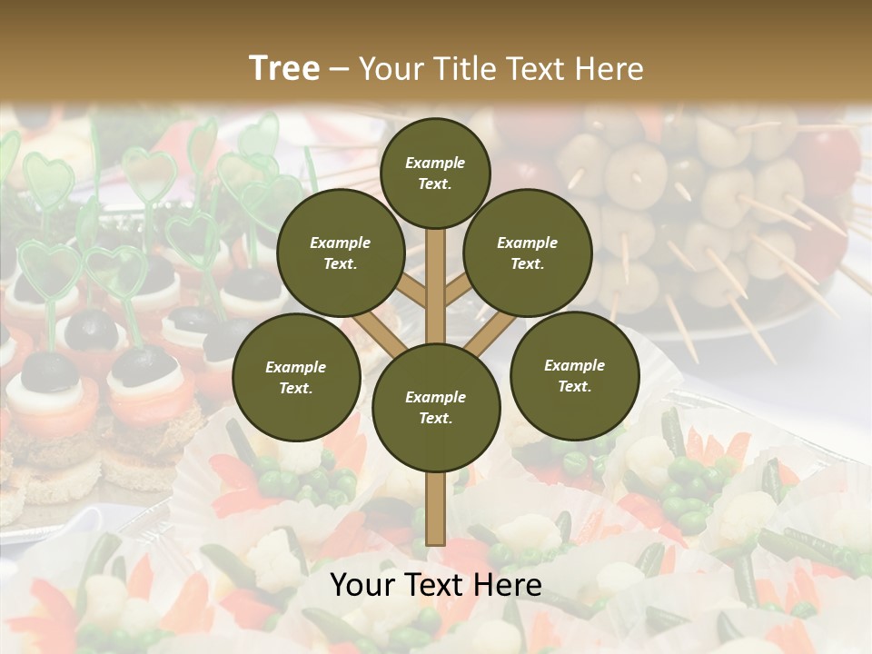 Wedding Pastry Buffet PowerPoint Template