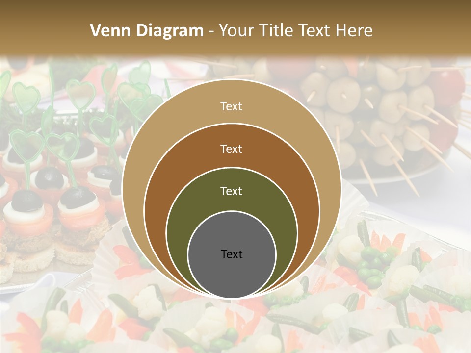 Wedding Pastry Buffet PowerPoint Template
