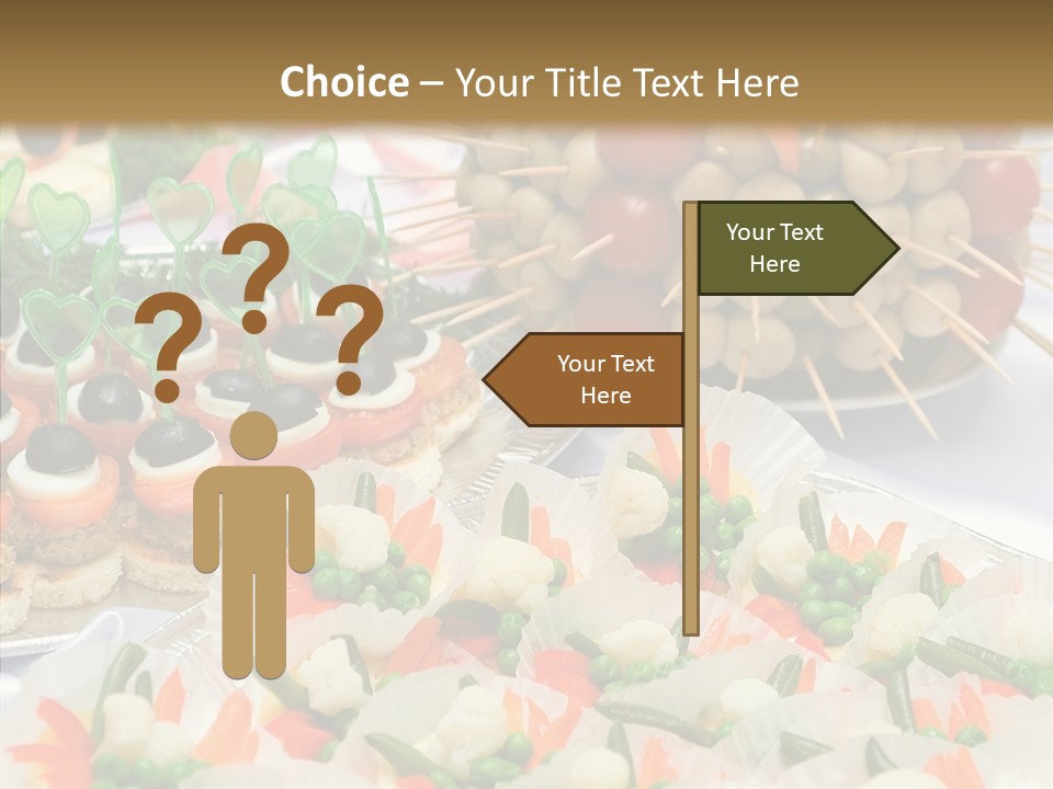 Wedding Pastry Buffet PowerPoint Template