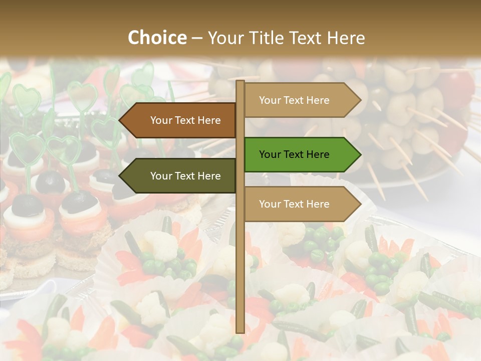 Wedding Pastry Buffet PowerPoint Template