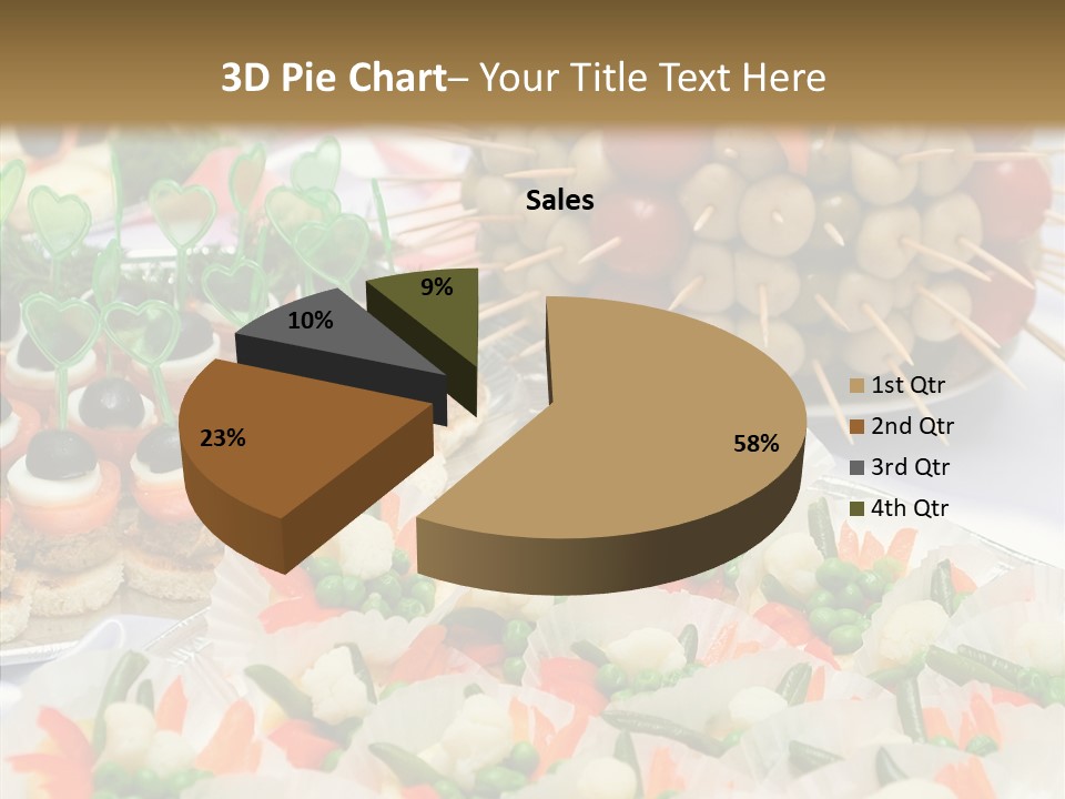 Wedding Pastry Buffet PowerPoint Template