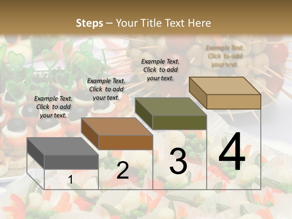 Wedding Pastry Buffet PowerPoint Template