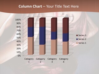Hair Color Blurs Female PowerPoint Template