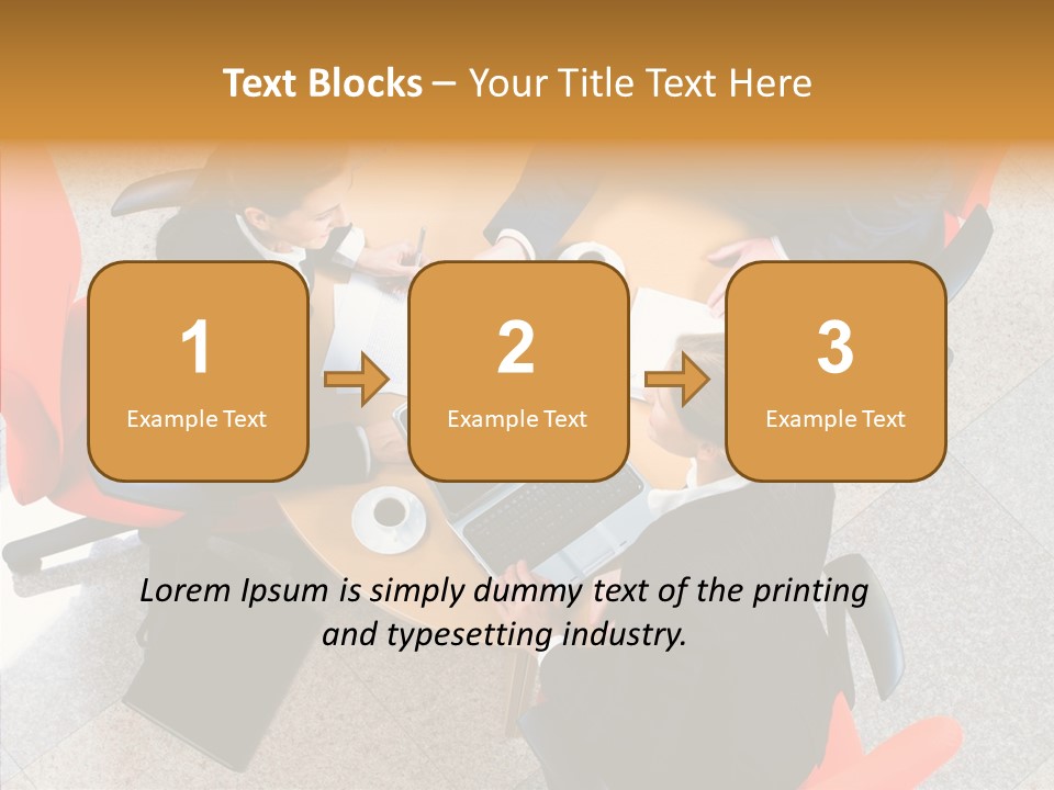 Businesswoman Red Paperwork PowerPoint Template