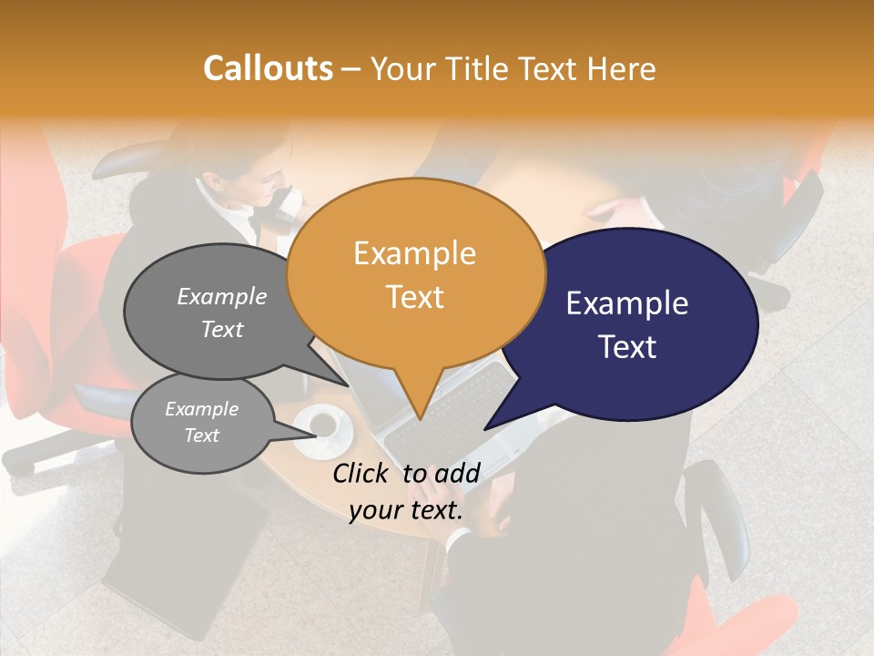 Businesswoman Red Paperwork PowerPoint Template