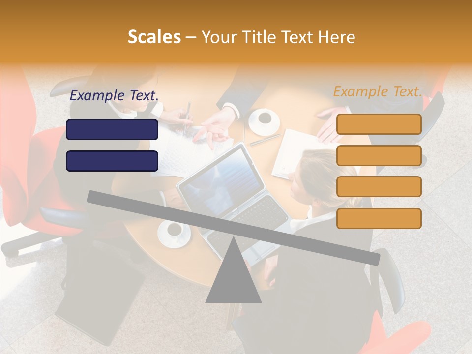 Businesswoman Red Paperwork PowerPoint Template