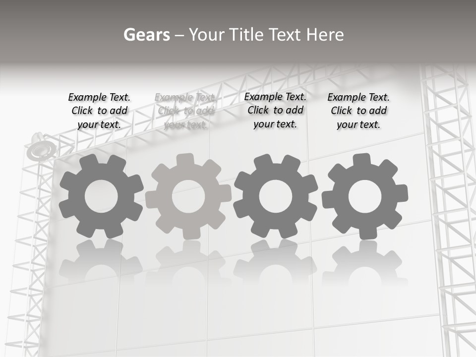 Billboard Announcement Retail PowerPoint Template