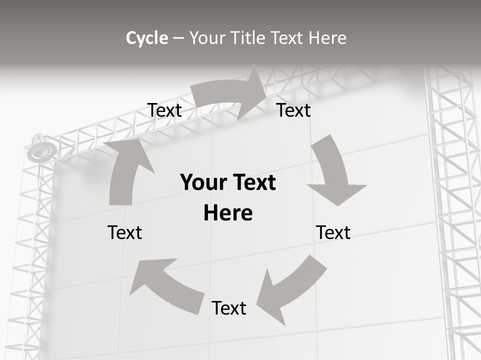 Billboard Announcement Retail PowerPoint Template