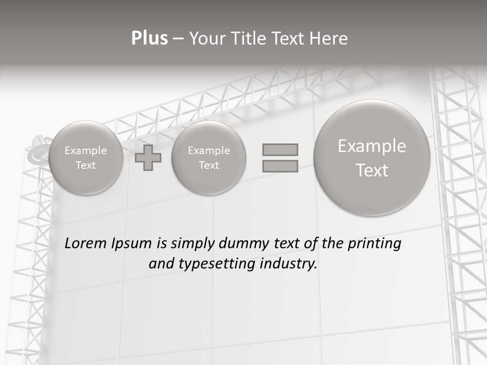Billboard Announcement Retail PowerPoint Template