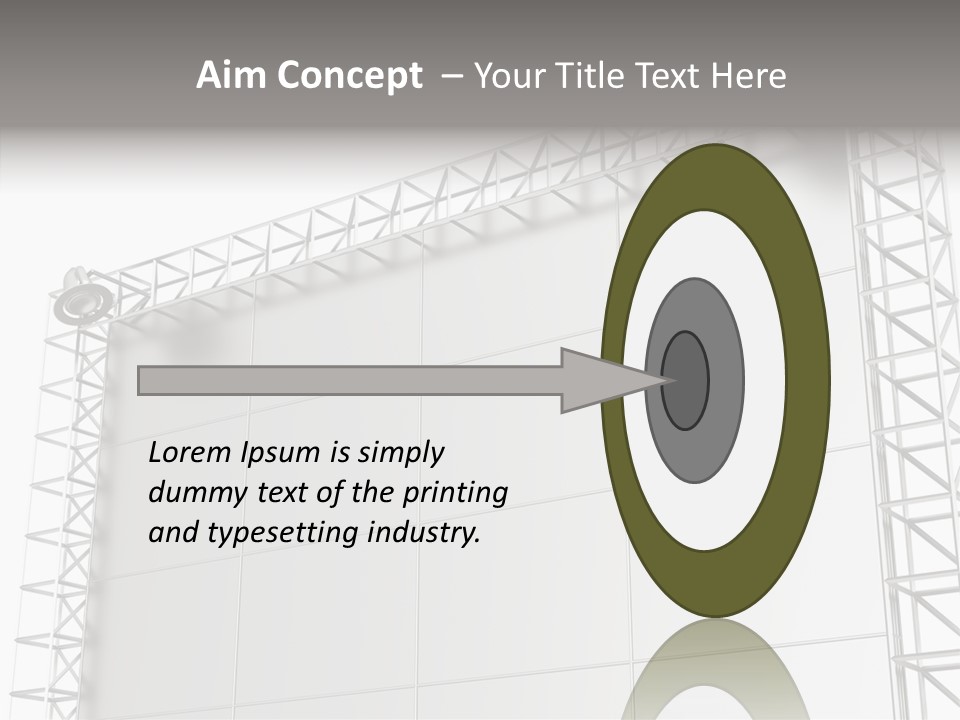 Billboard Announcement Retail PowerPoint Template